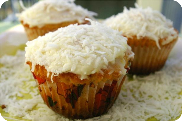 Lemon Coconut Cupcakes