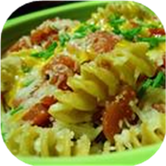Pasta with Tomato and Bacon
