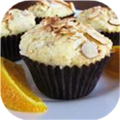 Golden Coconut Almond Muffins