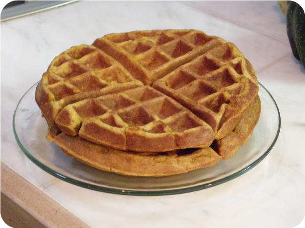 Spiced Pumpkin Waffles