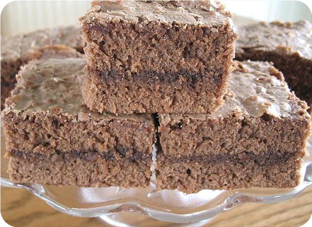 Caramel-Filled Brownies