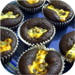 Black Bottom Cupcakes II