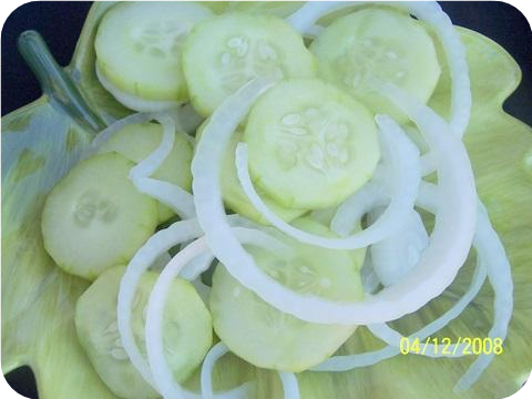 Cucumber and Onion Salad