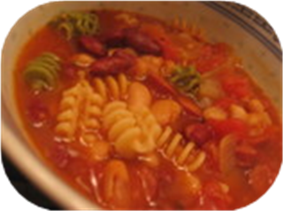Pasta Fagioli Soup With Smoked Sausage