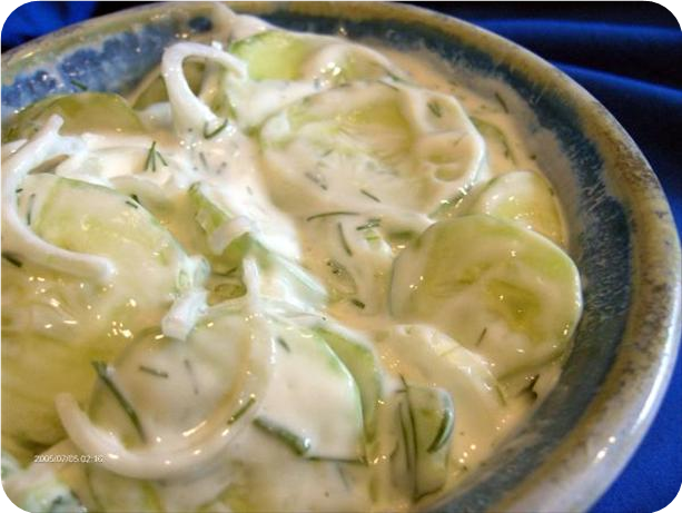 Diabetic Dill Sweet Cucumber Salad