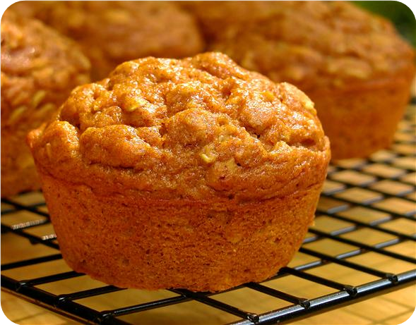 Low Fat Oatmeal Pumpkin Spice Muffins