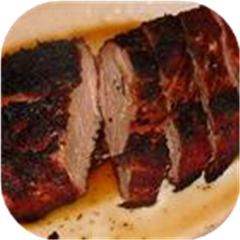 Pork Tenderloin with a Honey Grape Sauce