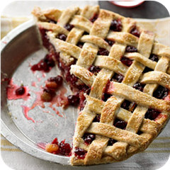 Holiday fruit pie 