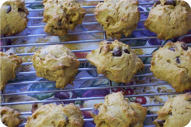 Egg Free Pumpkin Chocolate Chip Cookies