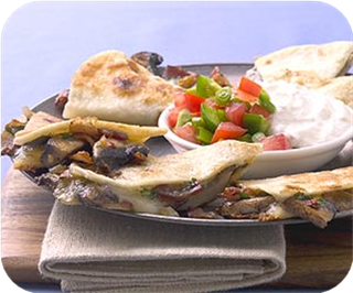 Manchego-Mushroom Quesadillas