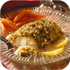 Baked deviled orange roughy 
