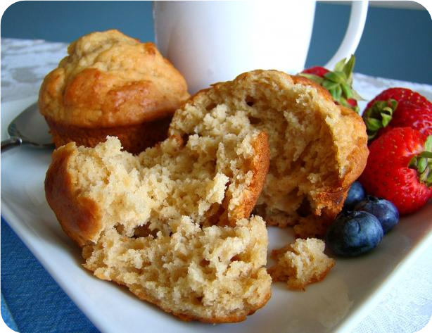 Peanut Butter Banana Muffins