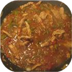 Pork Tenderloin with Tomato and Pepper Sauce