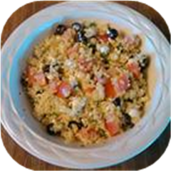 Orzo and Tomato Salad with Feta Cheese