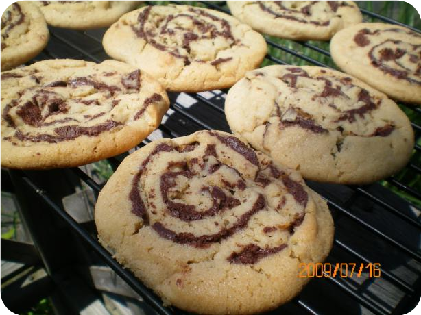 Peanut Butter Pinwheel Cookies