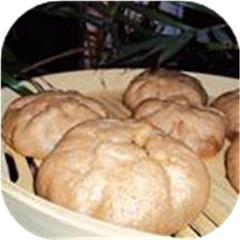 Chinese Steamed Buns with Barbecued Pork Filling