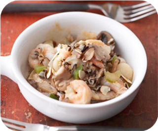 Seafood rice casserole 