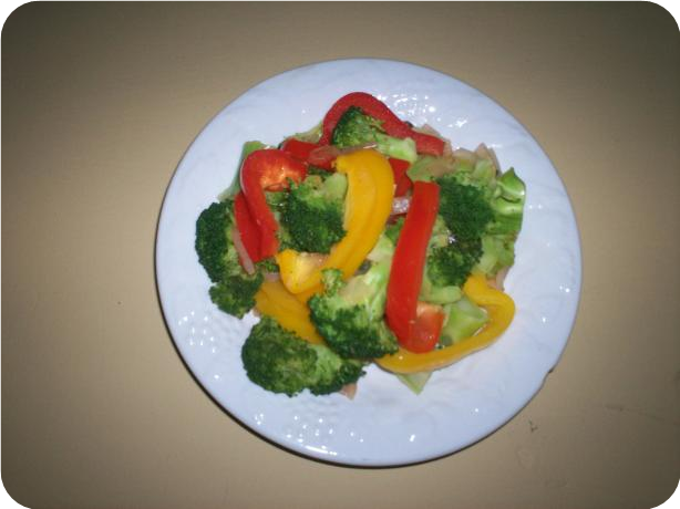 Broccoli and Sweet Peppers