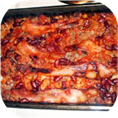 Hamburger, Potato, and Kidney Bean Casserole