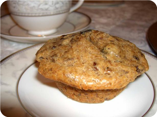 Rum Glazed Mincemeat Muffins