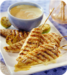 Coconut Turkey Spears