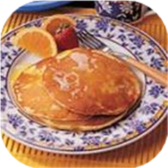 Sunrise Orange Pancakes