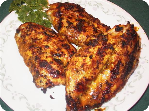 Chicken Breasts in Curry-Honey-Mustard Sauce