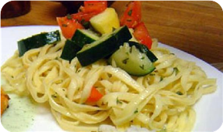 Linguine with Vegetable Medley
