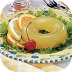 Grapefruit Gelatin Molds