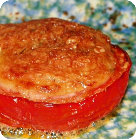 Broiled Mozzarella Tomatoes