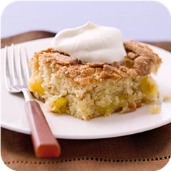 Mango coffee cake 
