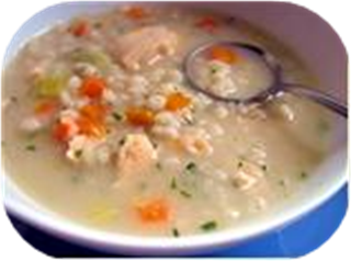 Chunky Chicken and Barley Soup