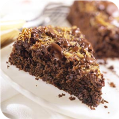 Upside-down chip cake