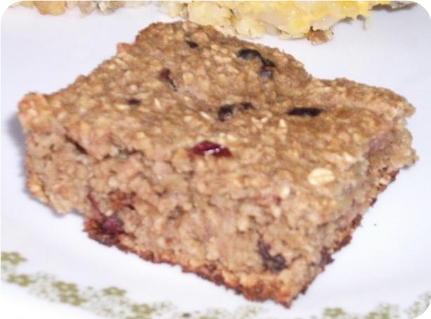 Banana Oat Breakfast Bars