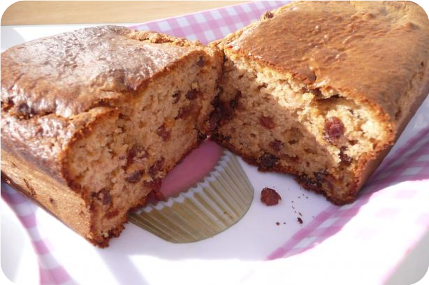 Quick Applesauce Raisin Bread