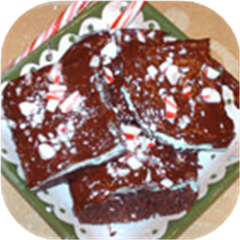 Chocolate Mint Cake Squares