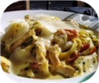 Chicken Pasta With Pesto 