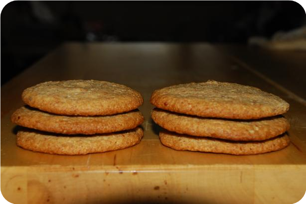 Ginger Pecan Oatmeal Crisps