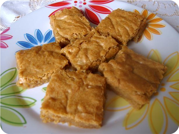 Chewy Blonde Brownies