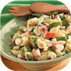 Pea 'n' Crab Pasta Salad