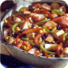 Simple Salsa Skillet