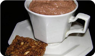 Pumpkin Mousse with Pumpkin Seed Snaps