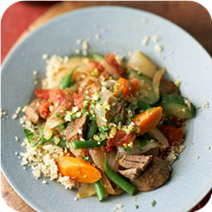 Mediterranean beef ragout