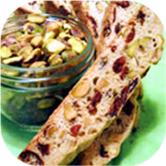 Cranberry Pistachio Biscotti