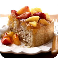 Almond cake in a crust 