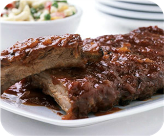 Honey 'n' orange ribs 
