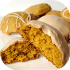 Iced Pumpkin Cookies