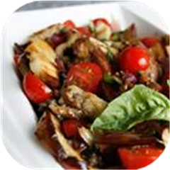 Eggplant Tomato Salad