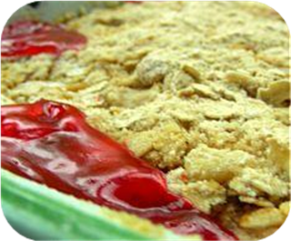 Microwave Cherry Crisp