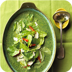 Italian spinach soup 